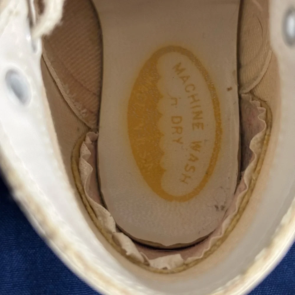 Vintage Cream Baby Walker Shoes‎